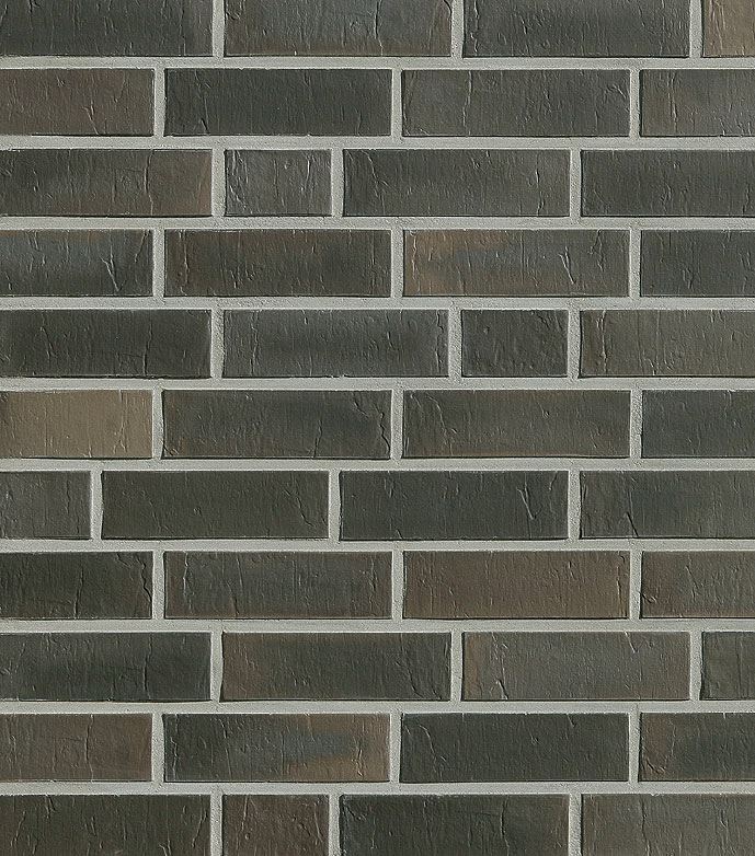 Клинкерная плитка Roben Chelsea Basalt-bunt гладкая, 240*71*14 мм