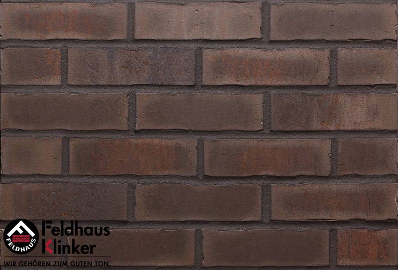 Клинкерная плитка ручной формовки Feldhaus Klinker NF 14 R748 vascu geo merleso 240*71*14 мм
