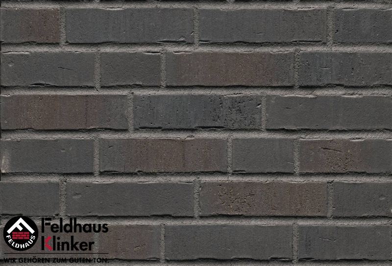 Клинкерная плитка ручной формовки Feldhaus Klinker NF 14 R737 vascu vulcano verdo 240*71*14 мм