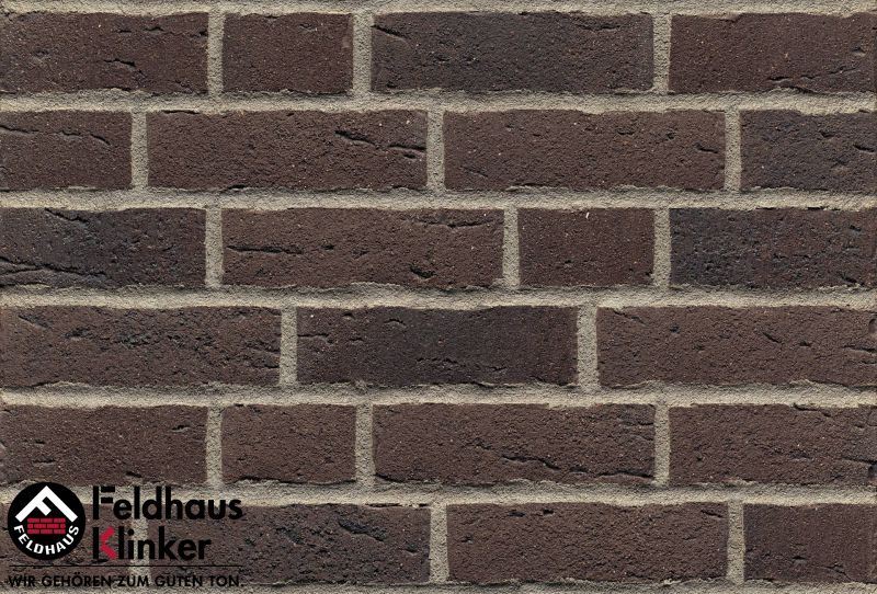 Клинкерная плитка ручной формовки Feldhaus Klinker WFD 14 R697 sintra geo, 215*65*14 мм