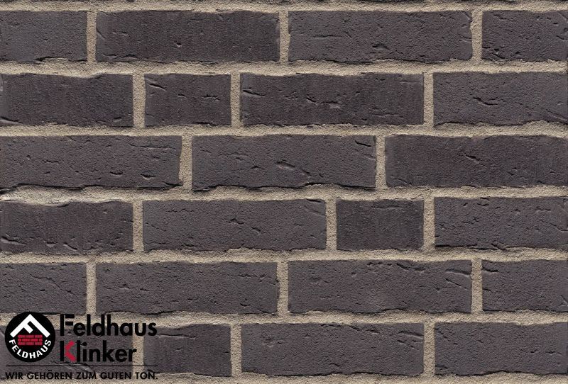 Клинкерная плитка ручной формовки Feldhaus Klinker WFD 14 R693 sintra vulcano, 215*65*14 мм
