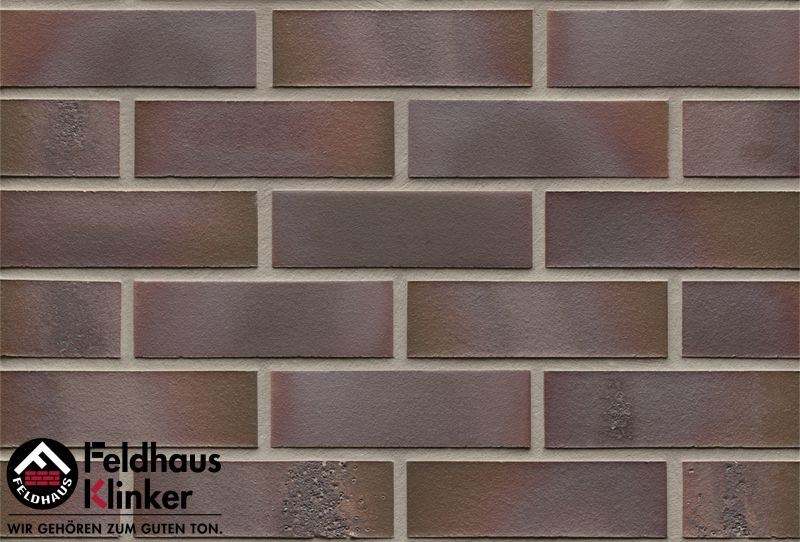 Клинкерная плитка ручной формовки Feldhaus Klinker NF 14 R581 salina carmesi maritimo 240*71*14 мм