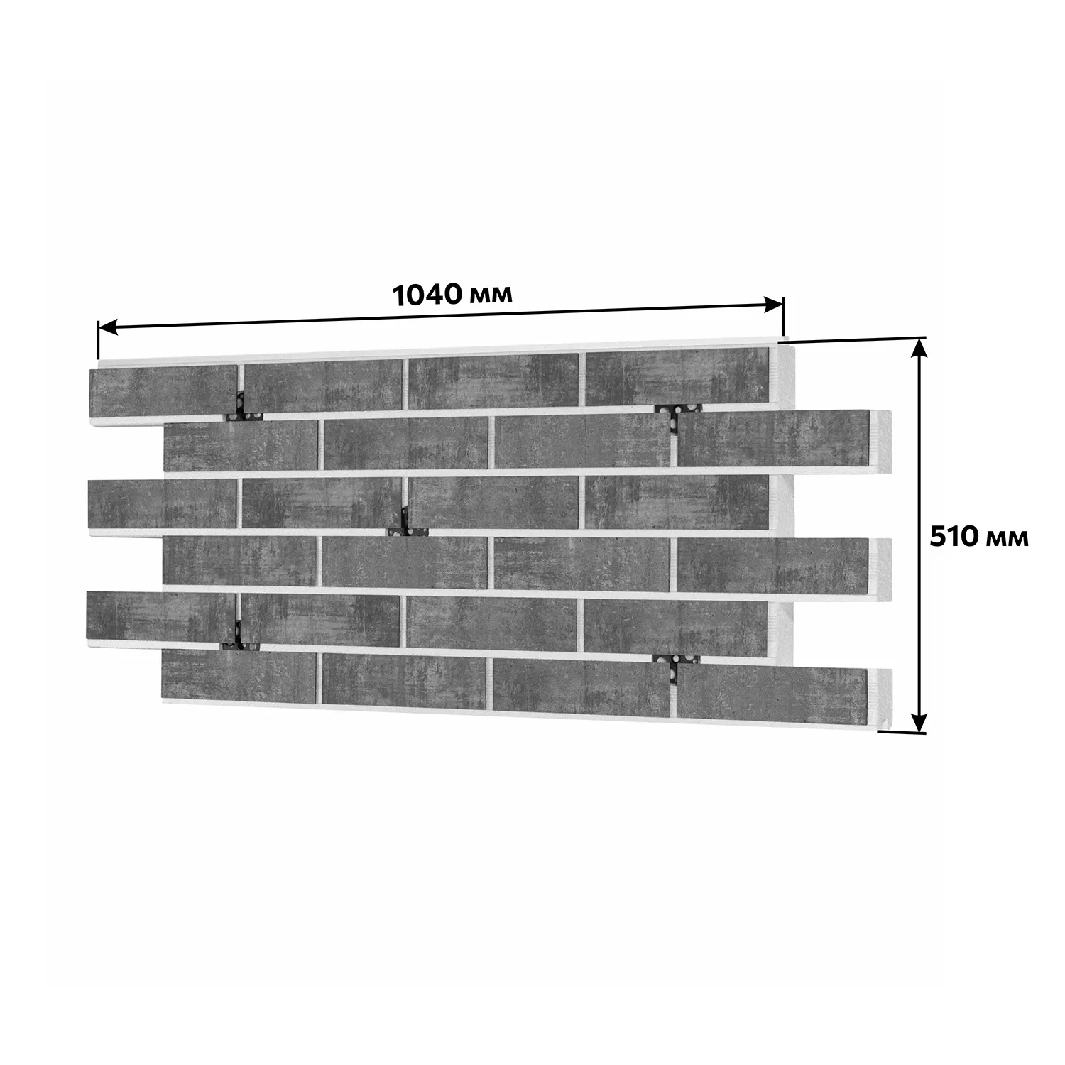 Клинкерная термопанель ППС Beryoza Ceramica Brick Wall Палевый 0,53 м² — изображение 11