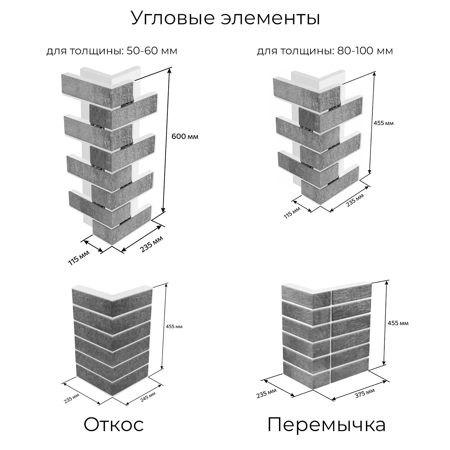 Клинкерная термопанель ППС Термоконтур Керамин Амстердам 2 Терракота 0,464 м² — изображение 3