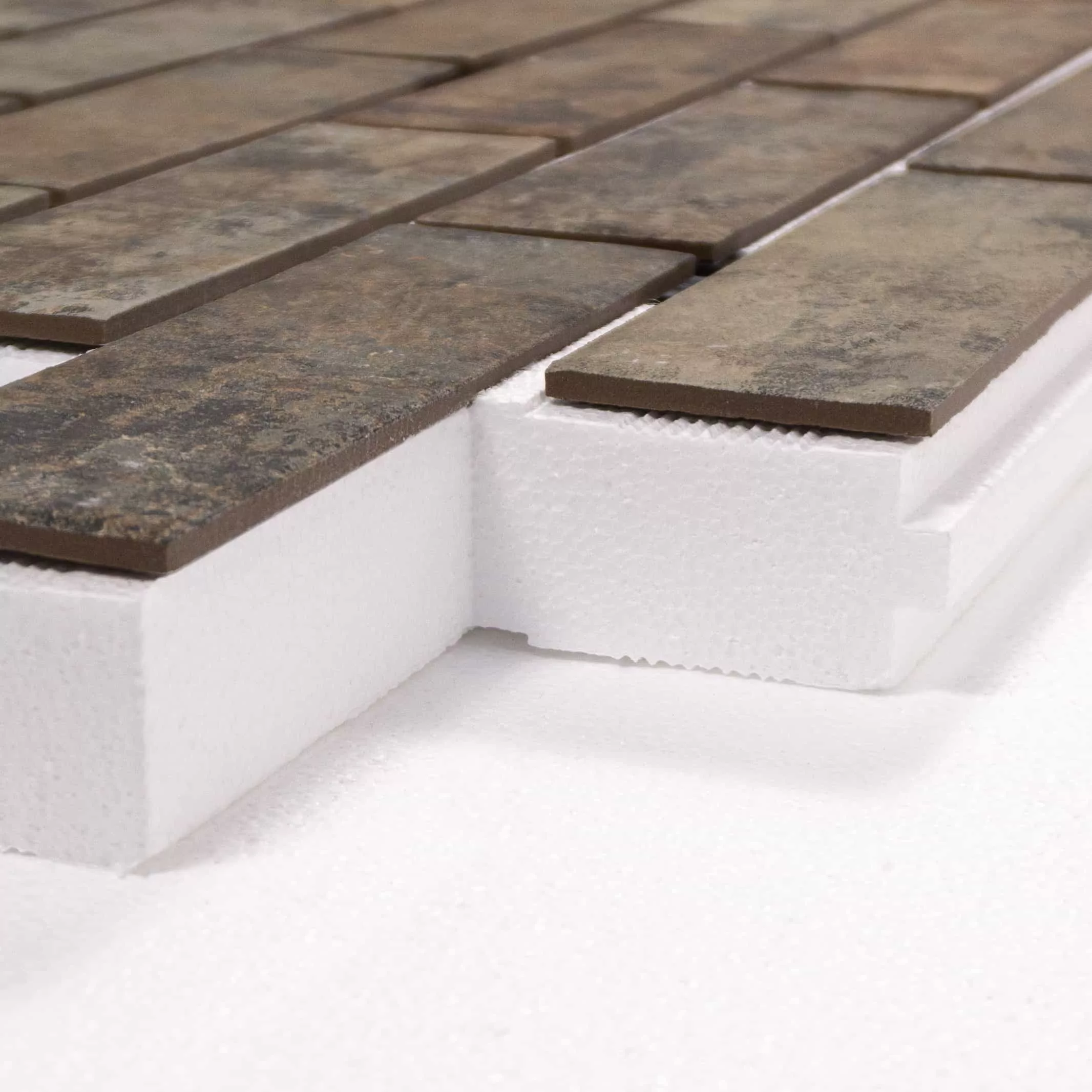 Клинкерная термопанель ППС Beryoza Ceramica Brick Wall Палевый 0,53 м² — изображение 2