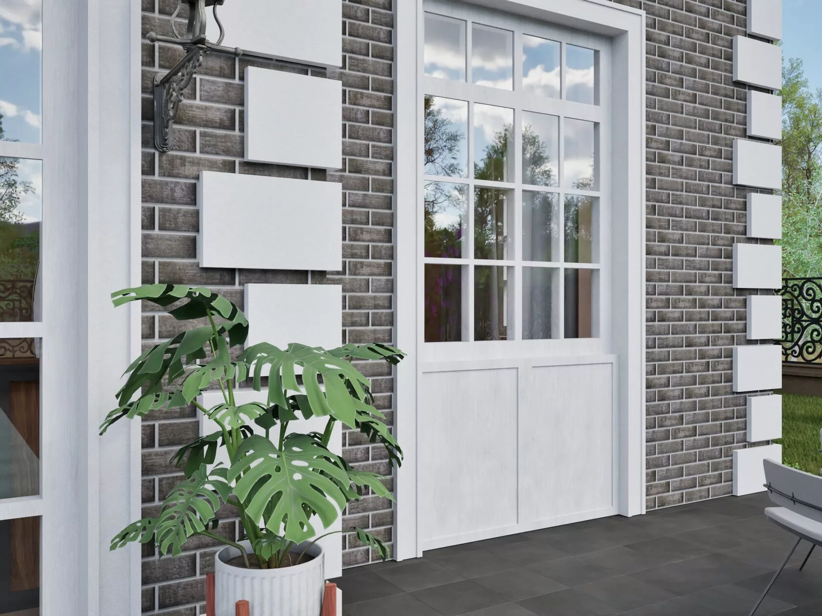 Клинкерная термопанель ППС Beryoza Ceramica Brick Wall Серый 0,53 м² — изображение 8