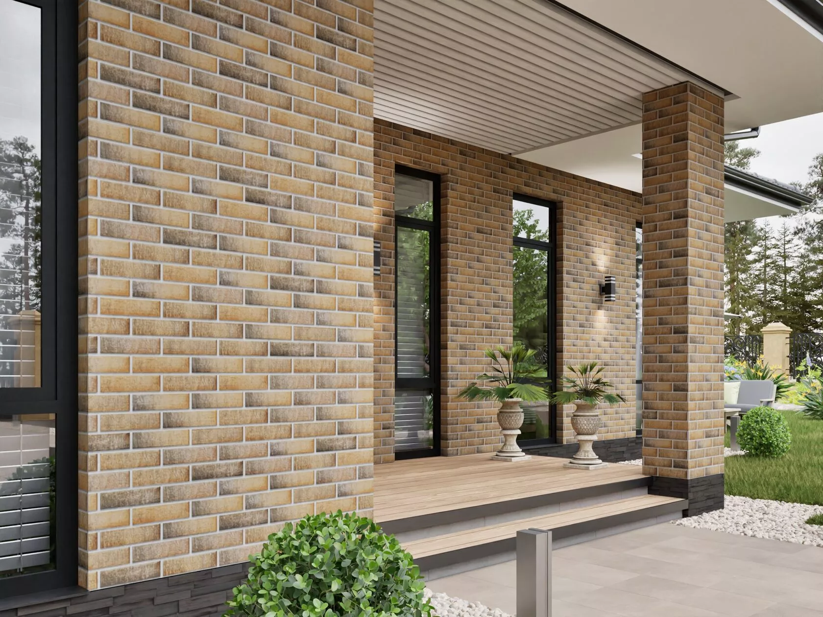 Клинкерная термопанель ППС Beryoza Ceramica Sandia Песочный 0,464 м² — изображение 4