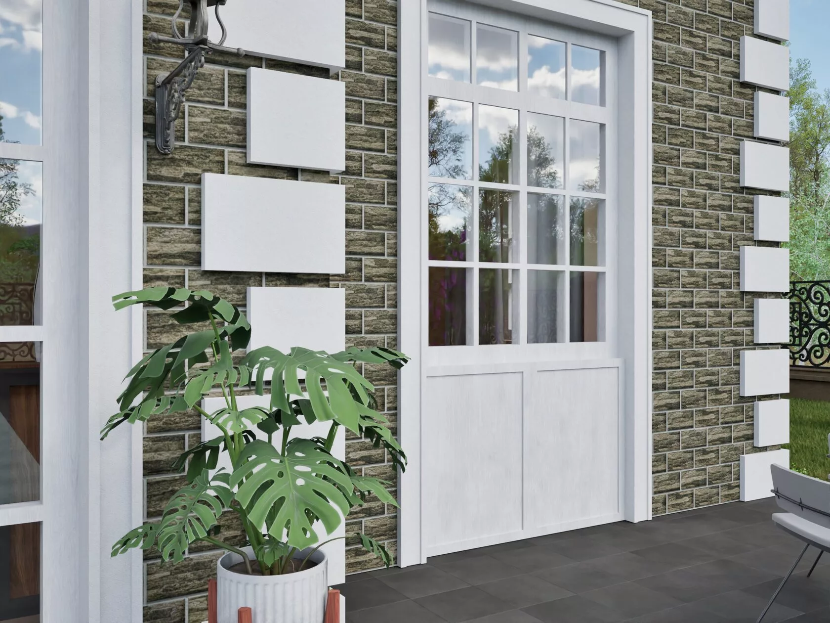 Клинкерная термопанель ППС Beryoza Ceramica Old Town Графит 0,533 м² — изображение 8