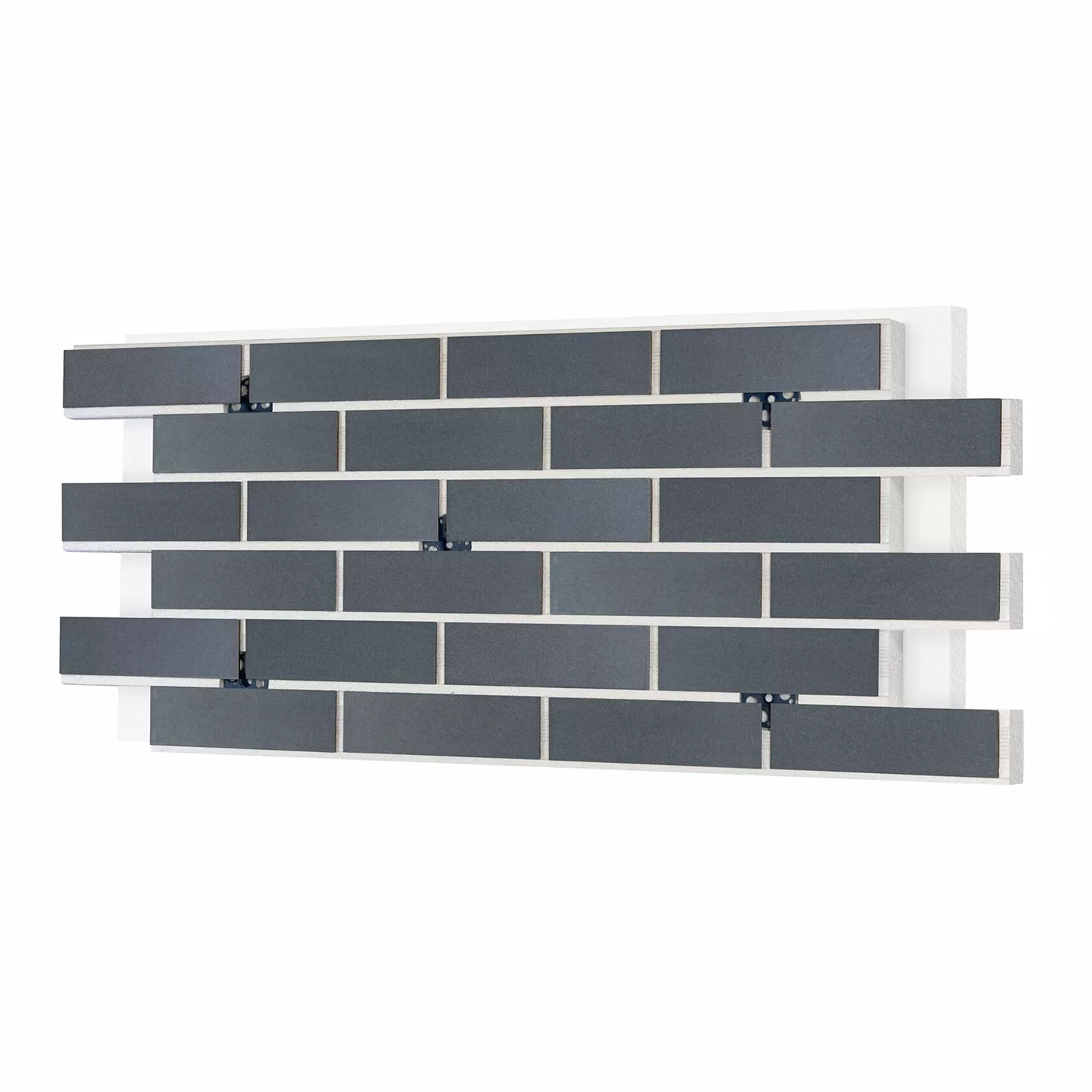 Клинкерная термопанель ППС Термоконтур Керамин Куба 2 Серо-голубой 0,464 м²
