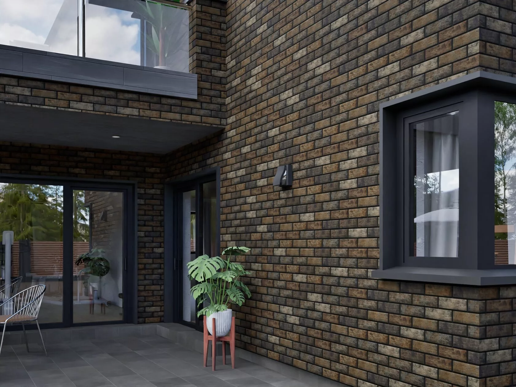Клинкерная термопанель ППС Beryoza Ceramica Brick Wall Палевый 0,53 м² — изображение 6