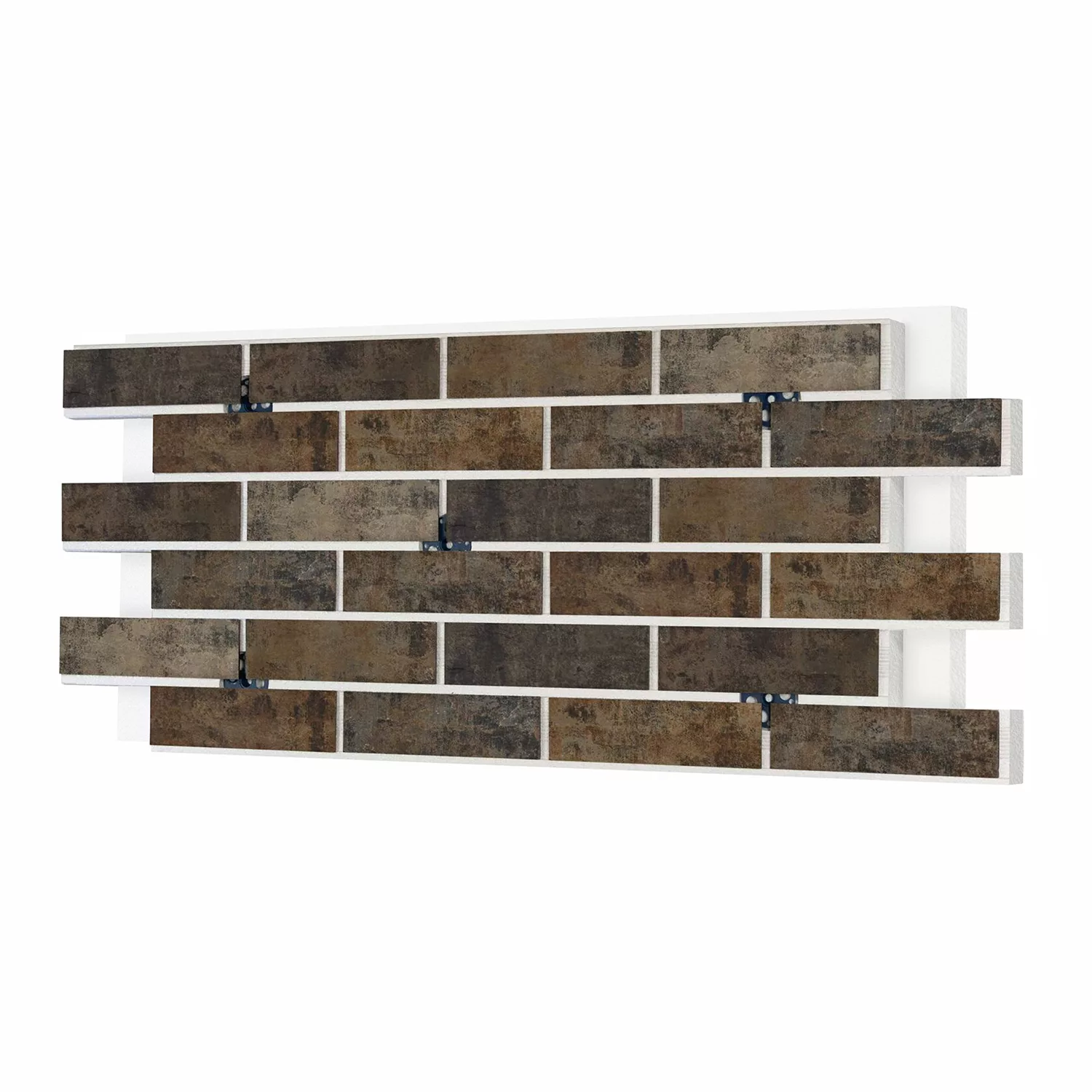 Клинкерная термопанель ППС Термоконтур Beryoza Ceramica Brick Wall Палевый 0,53 м²